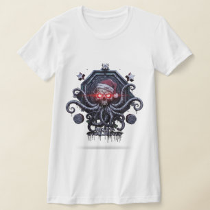 Camiseta Culto de Inverno de Cthulhu: O "Merry CTHULHUMAS"