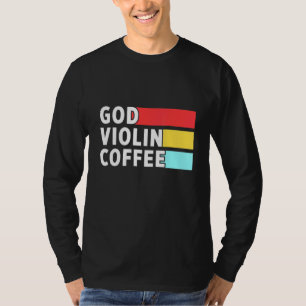 Camiseta Culto Violinista Cristão Violinista Violino 1