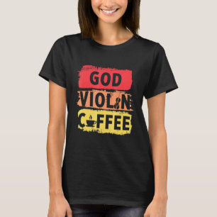 Camiseta Culto Violinista Cristão Violinista Violino 1