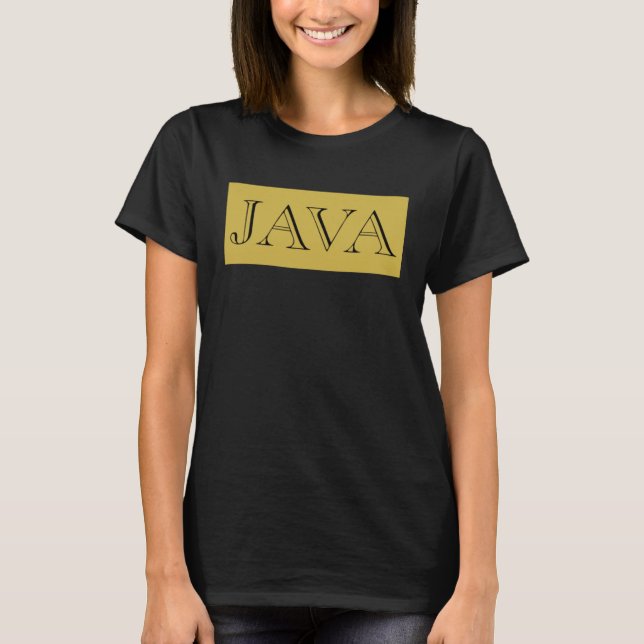 Camiseta Cultura de Charutos Bons Java (Frente)