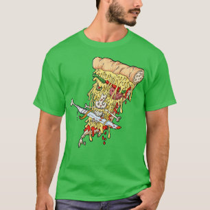 Camiseta Cultura de Comida da Pizza Pirata