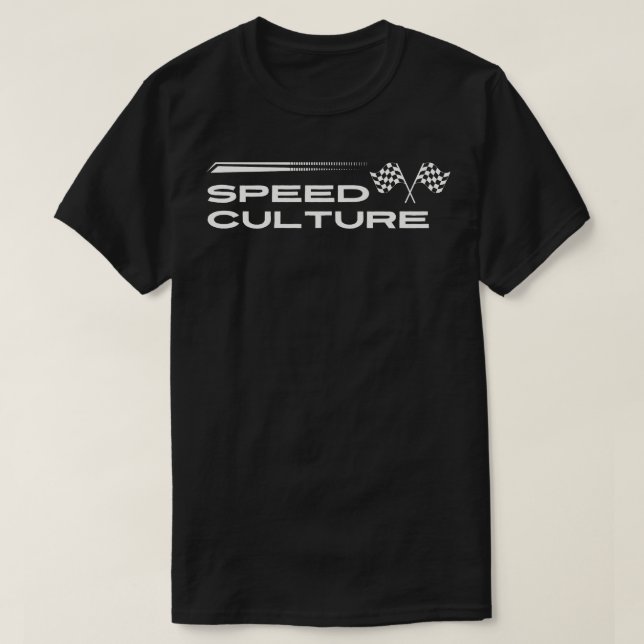 Camiseta Cultura de Velocidade (Frente do Design)