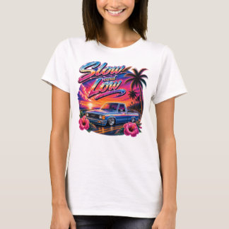 Camiseta cultura do Havaí - Low rider lento e baixo