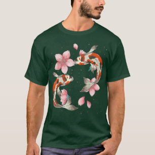 Camiseta Cultura japonesa Cherry Blossom Nishikigoi Sakura