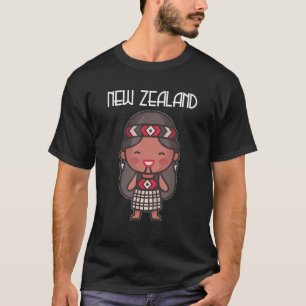 Camiseta Cultura nativa da Nova Zelândia