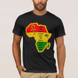 Camiseta Cultura Negra Africana Ankh