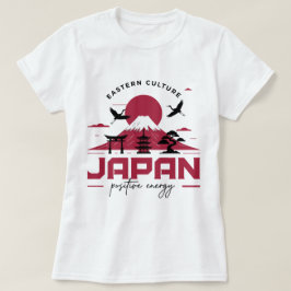 Camiseta Cultura Oriental Japão Monte Fuji & Grous Positivo