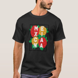 Camiseta Cultura Tradicional de Flor do Patrimônio Mexicano