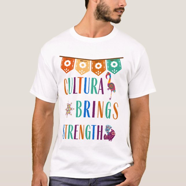 Camiseta Cultura traz força (Frente)