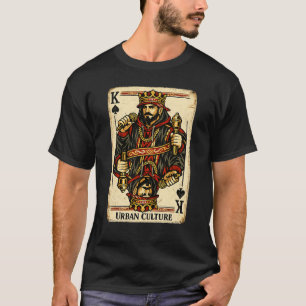 Camiseta Cultura Urbana Streetwear - Rei de Espadas