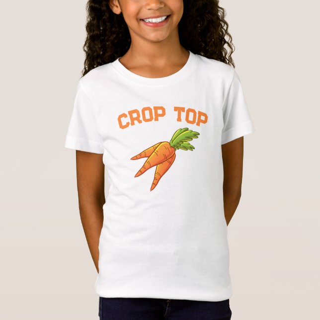 Camiseta Culturas, Cenouras, Vegetais, Crianças Engraçadas (Frente)