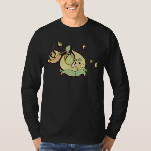 Camiseta Culturas Vegetais Chibi Gacha De Couve Cuja Culpa