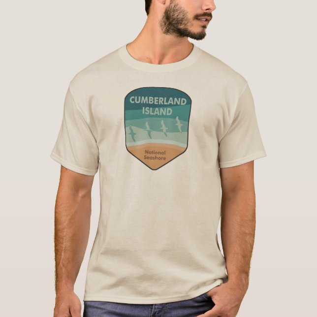 Camiseta Cumberland Island National Seashore Seagulls (Frente)