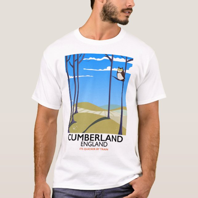 Camiseta Cumberland, poster de viagens do estilo de colheit (Frente)