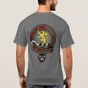 Camiseta Cumming Tartan Clan Crachá T-Shirt