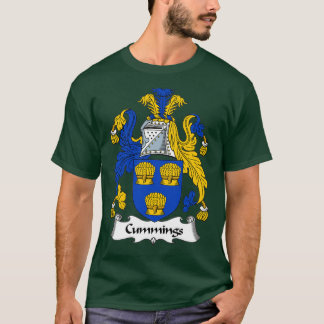 Camiseta Cummings Casaco de Armas Cummings Familiares Crest
