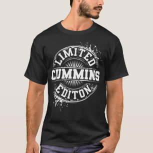 Camiseta CUMMINS Apelido Engraçado Família Árvore Aniversár