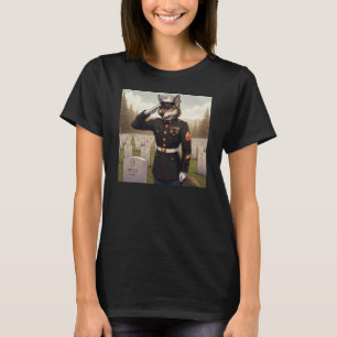 Camiseta Cumprimentando o Lobo do Corpo de Fuzileiros Navai