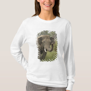 Camiseta Cumprimento de Elefante Asiático Indiano