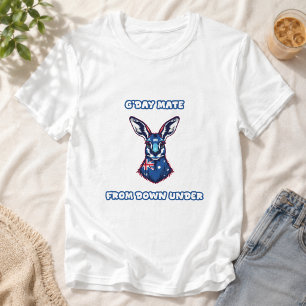 Camiseta Cumprimento de G'day Mate de baixo da Austrália