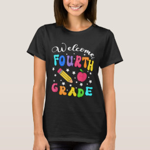 Camiseta Cumprimento Escolares para 4º Ano no Primeiro Dia