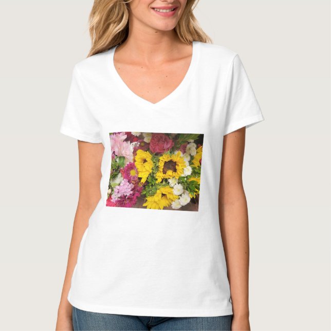 Camiseta Cumprimento Floral (Frente)