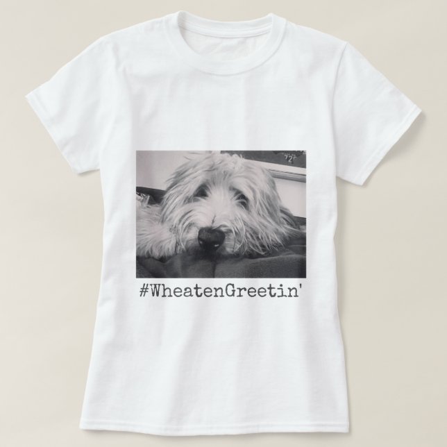 Camiseta Cumprimento Wheaten (Frente do Design)