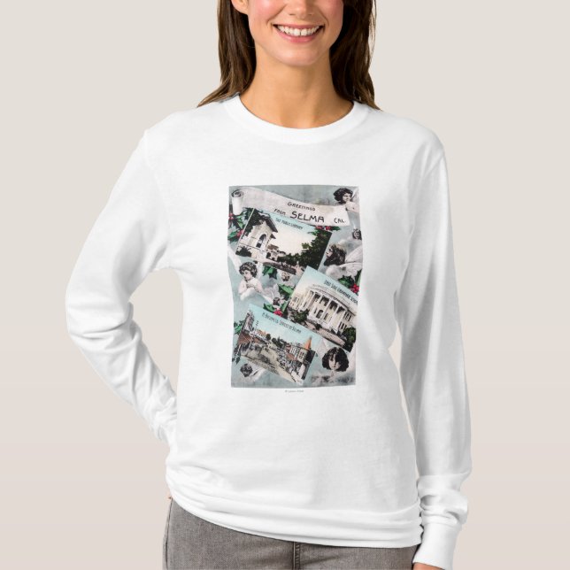 Camiseta Cumprimentos com de ViewsSelma cénico, CA (Frente)