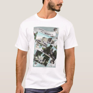 Camiseta Cumprimentos com de ViewsWoodland cénico, CA