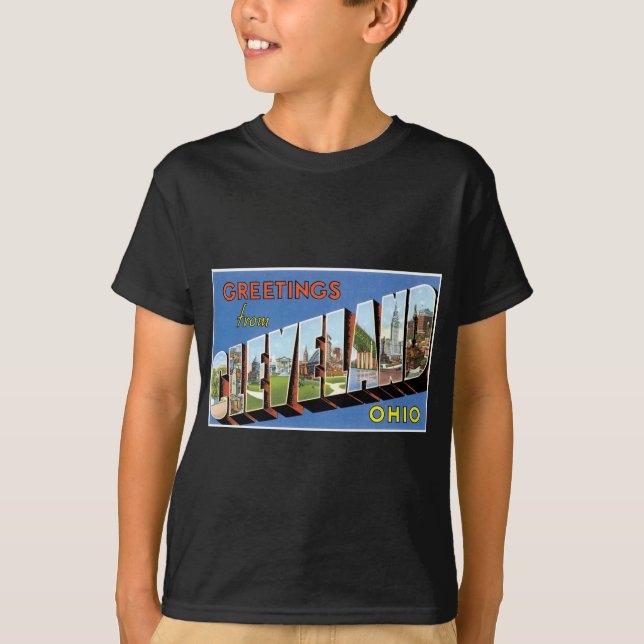 Camiseta Cumprimentos de Cleveland, Ohio! (Frente)