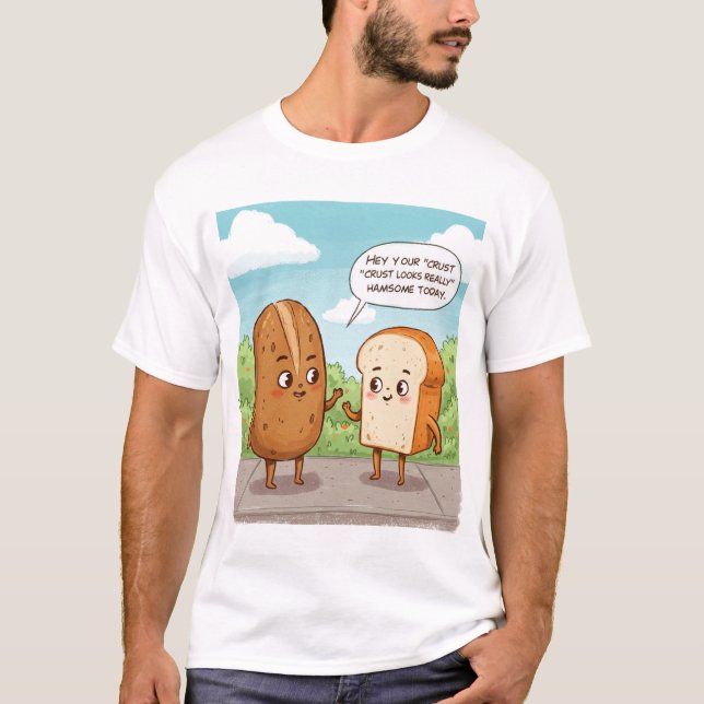 Camiseta Cumprimentos de cruzeiro de crosta (Frente)