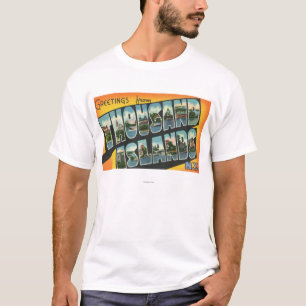 Camiseta Cumprimentos de mil ilhas, New York