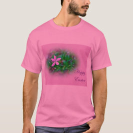 Camiseta Cumprimentos de Páscoa Deptford Rosa Flor Silvestr