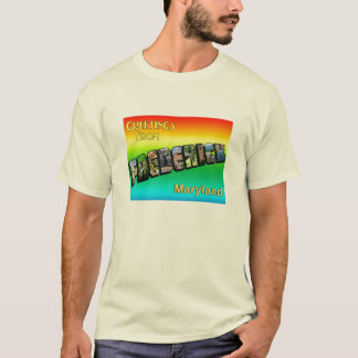 Camiseta Cumprimentos do T dos homens de Frederick