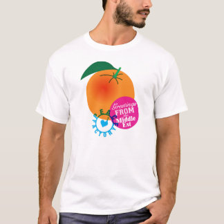 Camiseta Cumprimentos do t-shirt de Médio Oriente