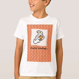 Camiseta Cumprimentos espectrais no Dia das Bruxas