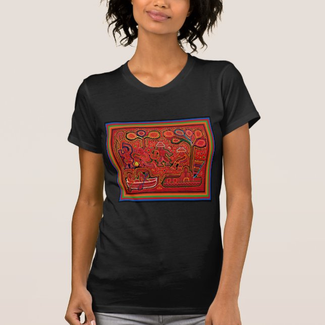 Camiseta Cuna Indian Men in Cayucos (Frente)