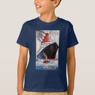 CAMISETA CUNARD OCEAN LINER AQUITANIA