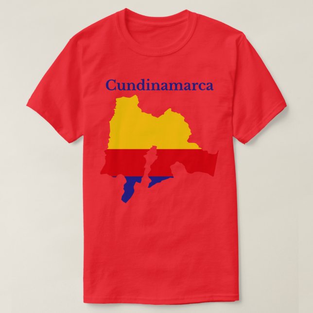 Camiseta Cundinamarca (Colômbia) (Frente do Design)
