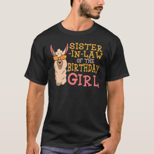 Camiseta Cunhada Da Menina Do Aniversário Festa de Aniversá