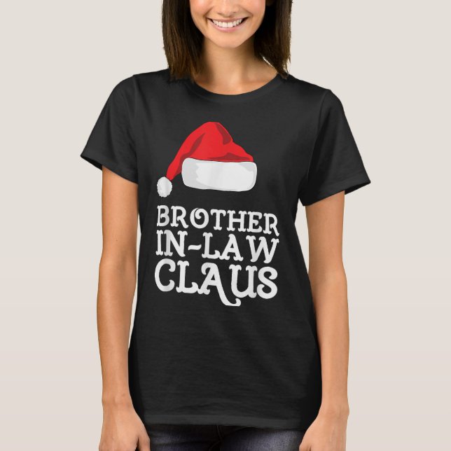 Camiseta Cunhado Claus Christmas Santas Pajama Famil (Frente)