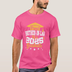 Camiseta Cunhado de um Mais velho Classe 2025 Gra