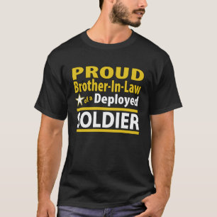 Camiseta Cunhado orgulhoso de um soldado distribuído