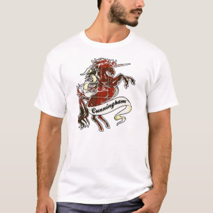 Camiseta Cunningham Tartan Unicorn