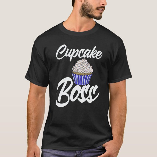 Camiseta Cup Cakes Boss  Women Baking Muffins Love (Frente)