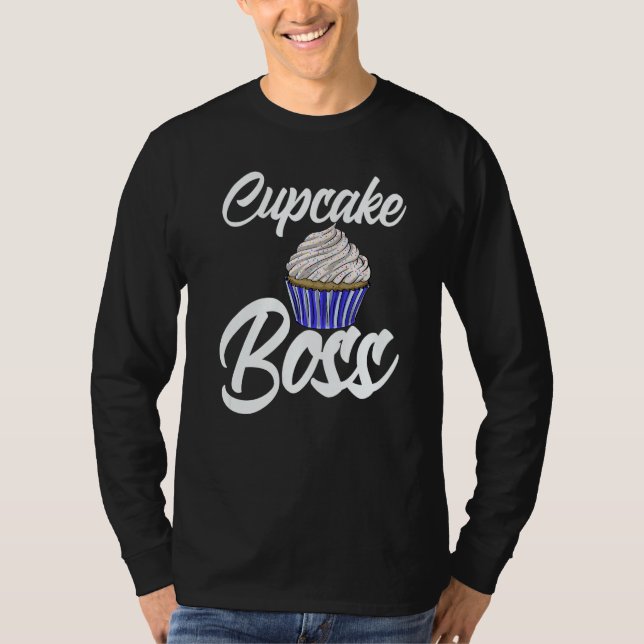 Camiseta Cup Cakes Boss  Women Baking Muffins Love (Frente)