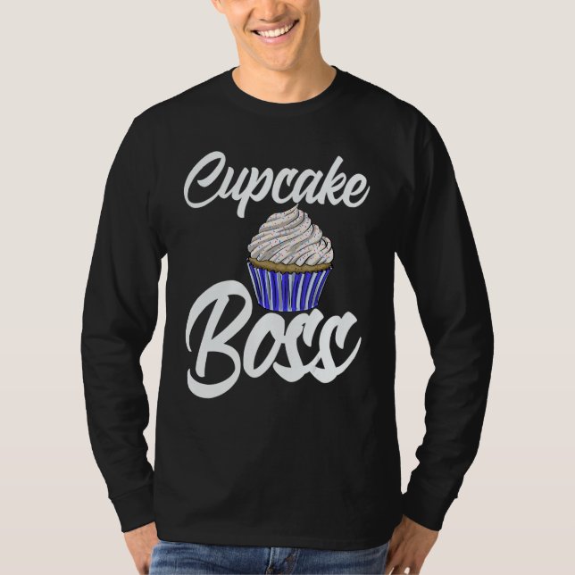 Camiseta Cup Cakes Boss  Women Baking Muffins Love 1 (Frente)