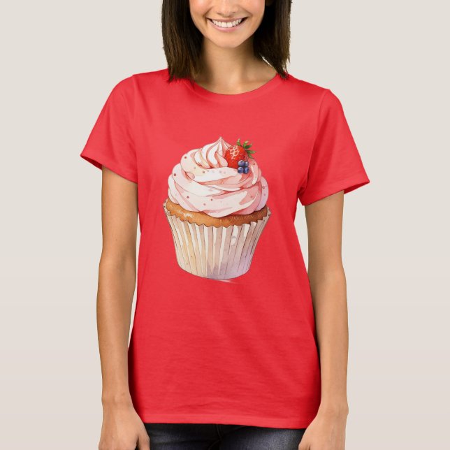 Camiseta Cupcake  (Frente)