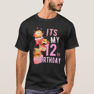 Camiseta Cupcake Animal É Minha Garota De Aniversário De