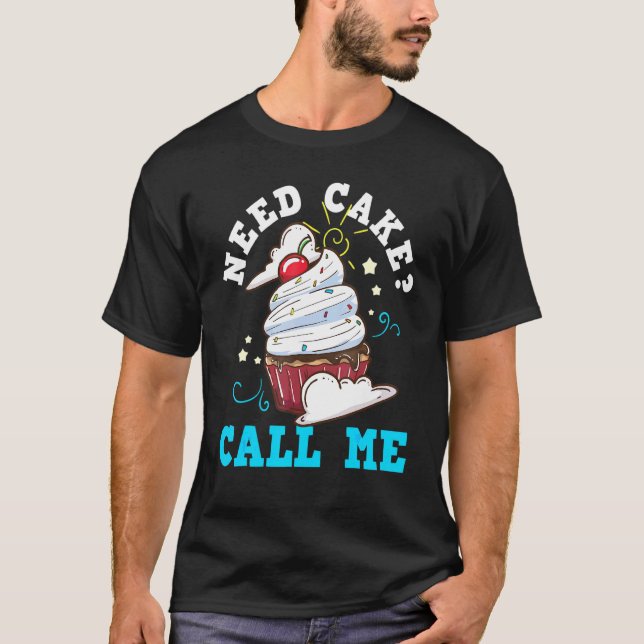 Camiseta Cupcake Baker Baking (Frente)